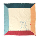 Sigikid bunte Krabbel/Kuscheldecke Bär Harvey Harvest 41038, 100x100cm